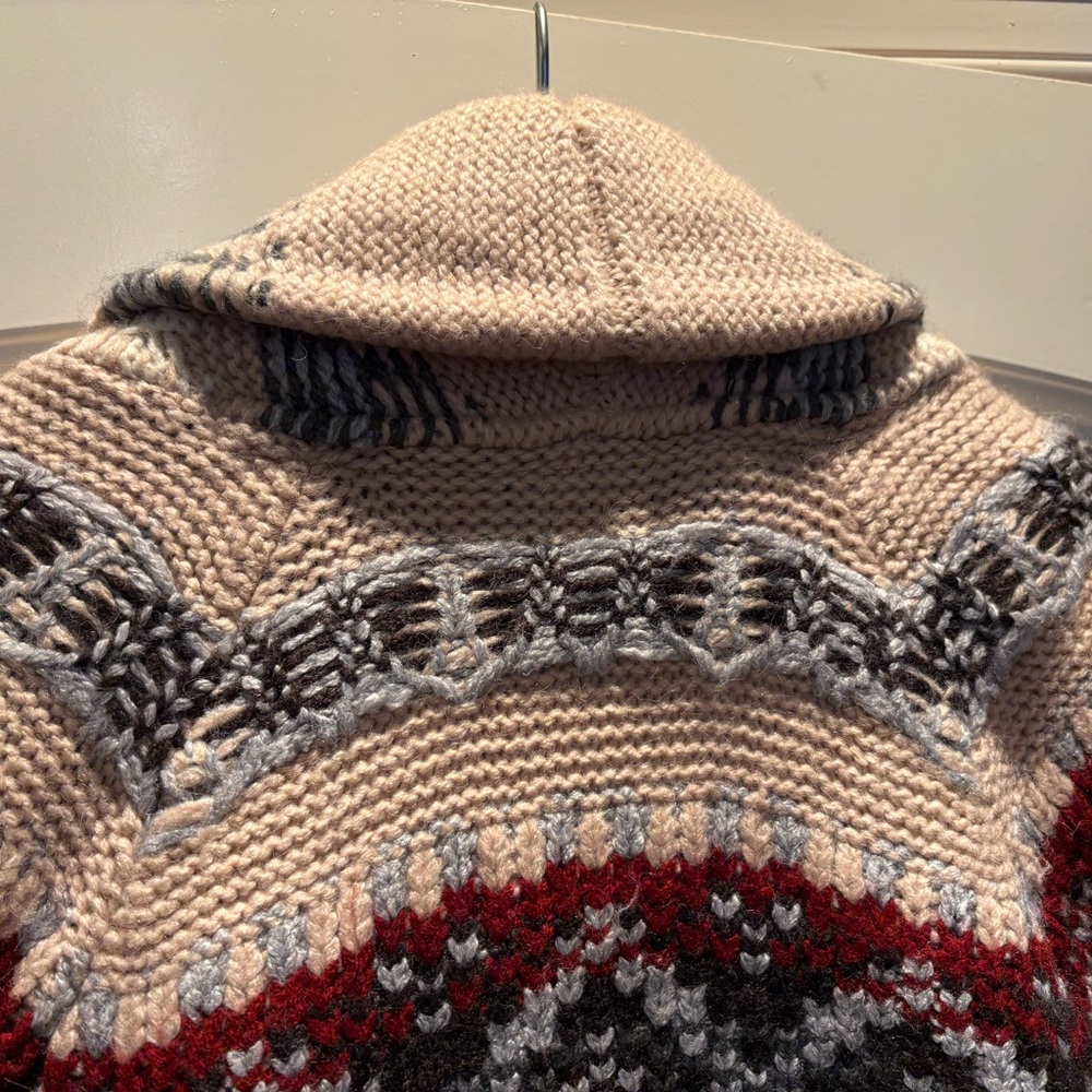 Sundance Multicolor Patterned Sweater Coat - Picture 9 of 9